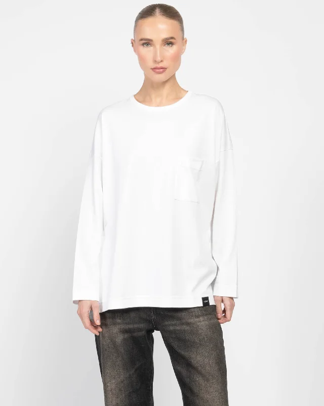 Long Sleeve Square Loose T-Shirt