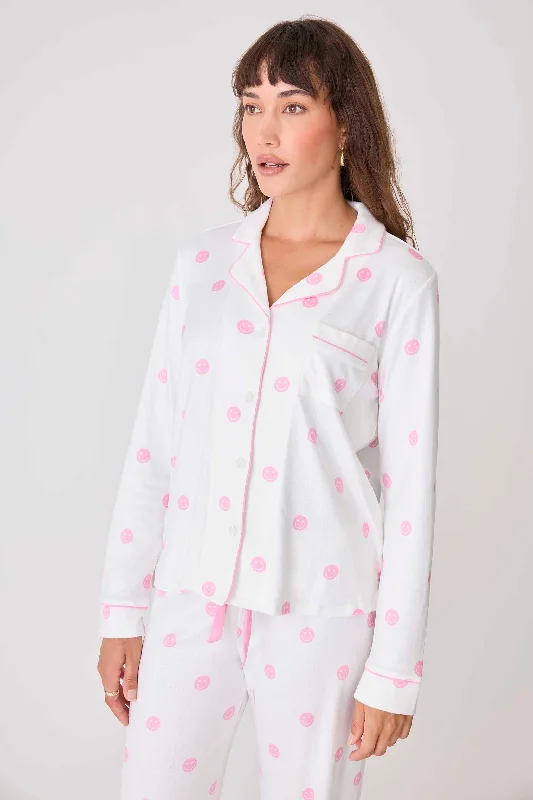 Susan G. Komen Choose Happy Long Sleeve PJ Top