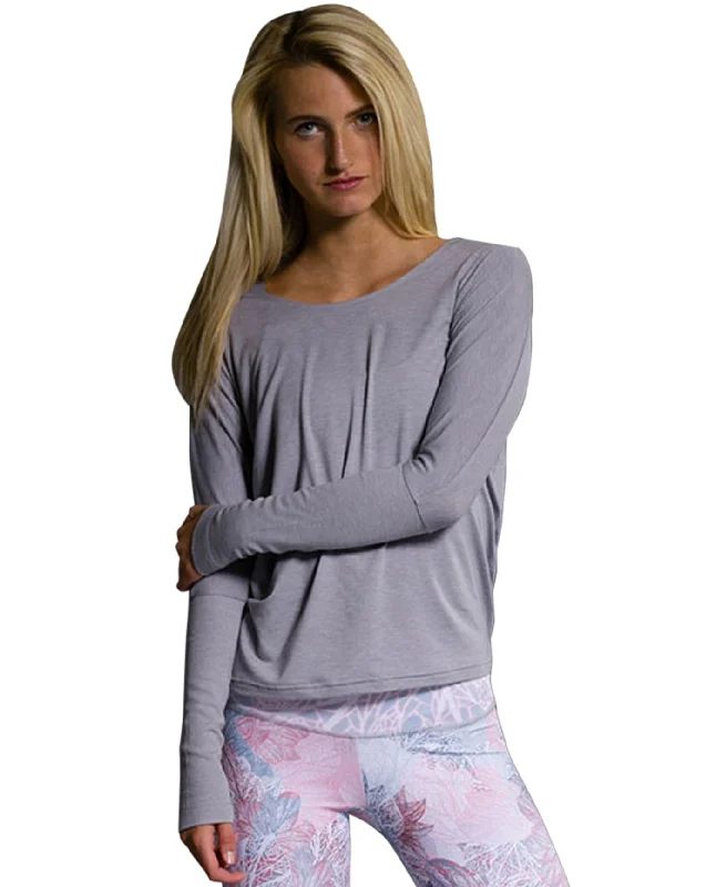 Onzie Drapey V-Back Long Sleeve Top