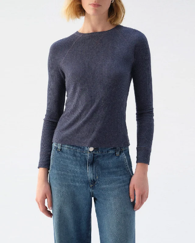 Lovely Long Sleeve Rib Tee