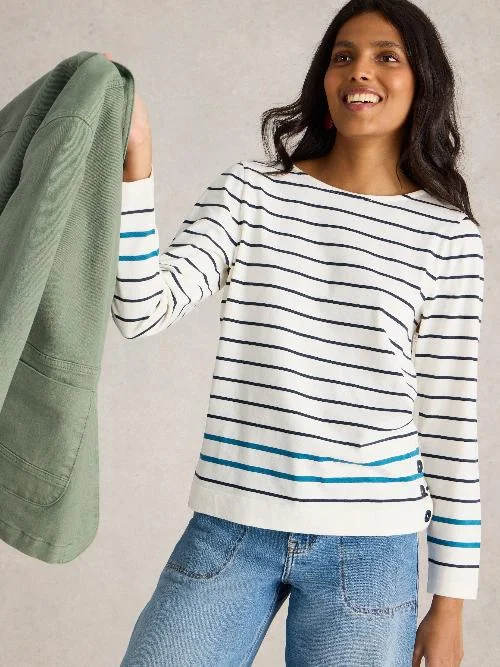 Willow Stripe Long Sleeve Top