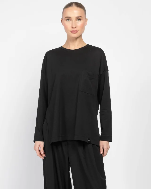 Long Sleeve Square Loose T-Shirt