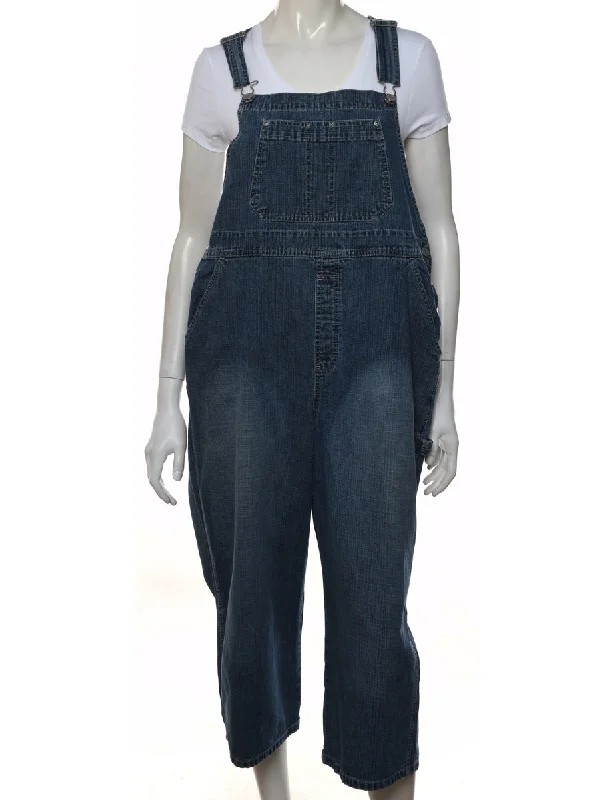 Medium Wash Classic Dungarees - W40 L21