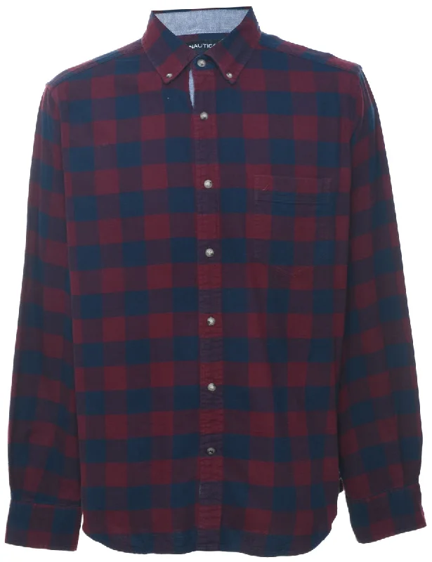 Nautica Checked Shirt - L