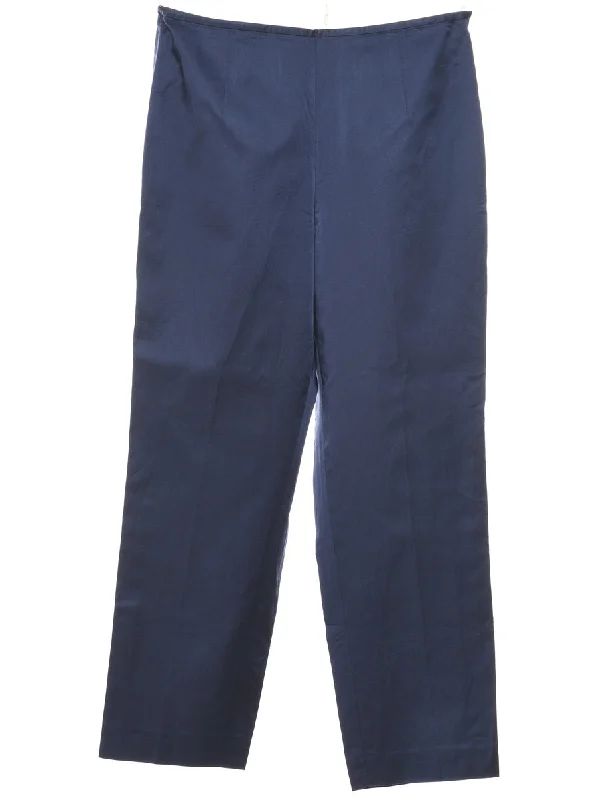 Navy Casual Classic Trousers - W30 L26