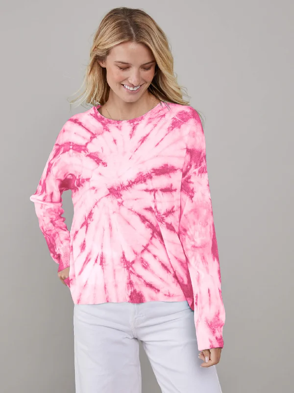 Susan - Sweater - Tie Dye - Pink