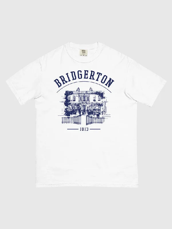 Bridgerton House Comfort Colors T-Shirt [Blue House]