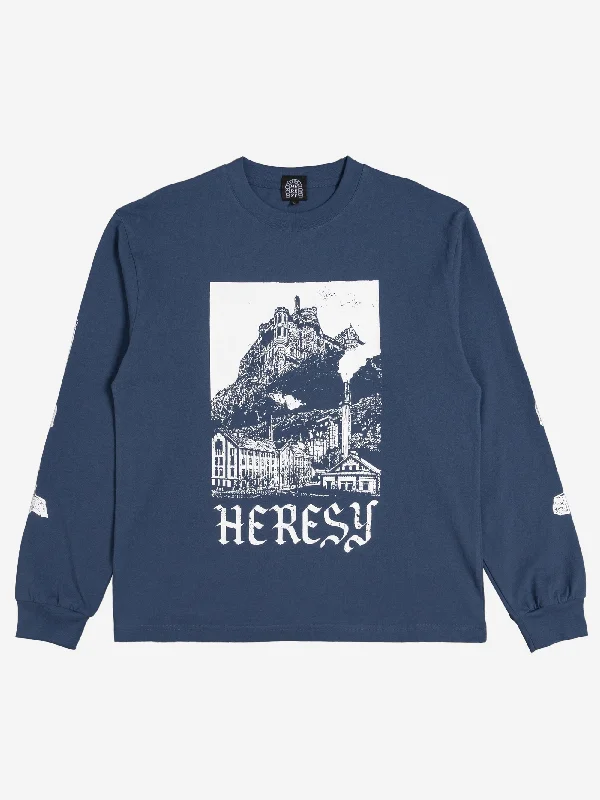 Heresy Moss & Iron T-Shirt - Navy