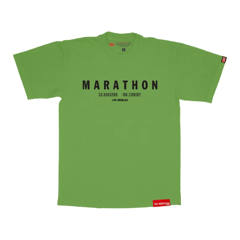 Marathon Foundation “Christmas Collection” T-Shirt - Kiwi/Black