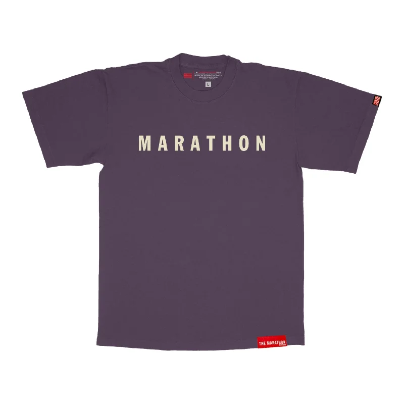 Marathon Hero T-Shirt - Vintage Violet/Cream