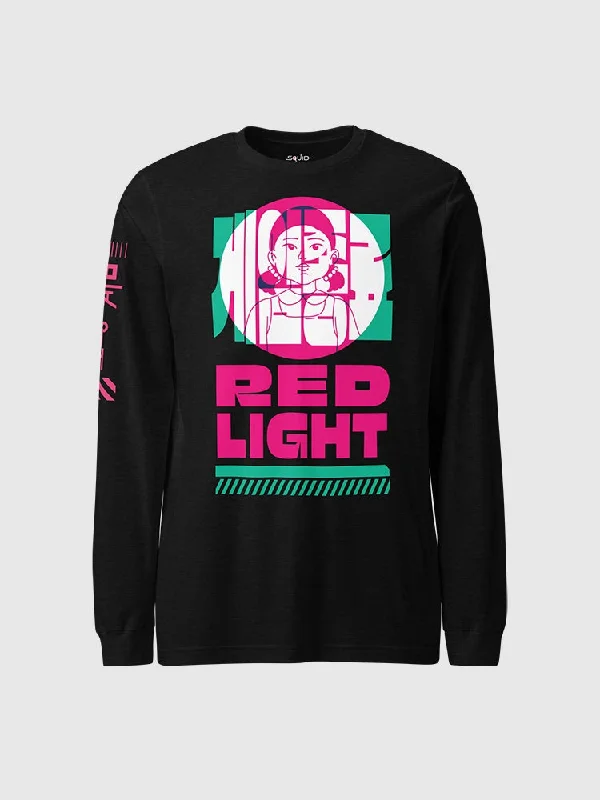 Squid Game Red Light, Green Light Long Sleeve Shirt