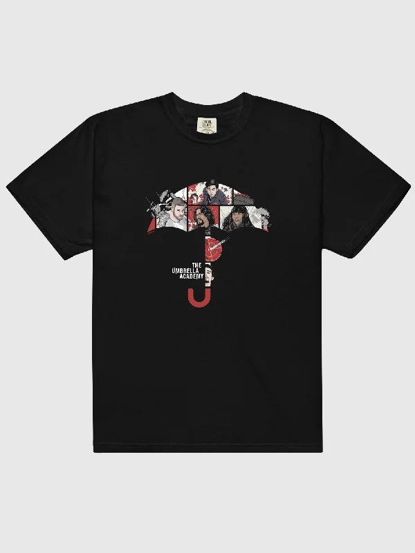 The Umbrella Academy Action Grid T-Shirt