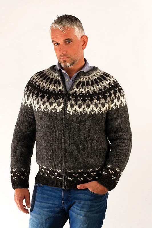 Skipper Wool Cardigan Grey