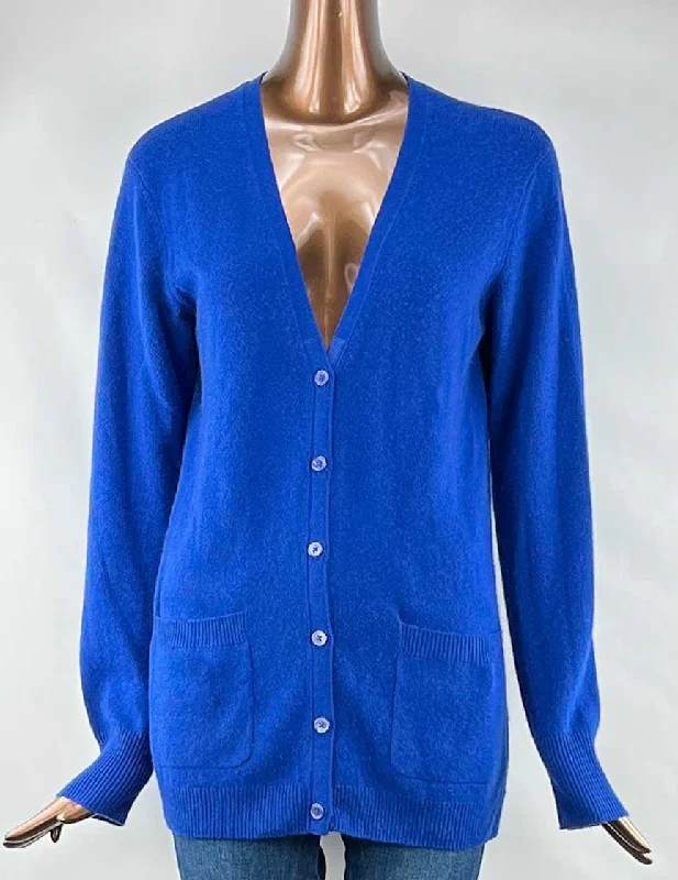 EQUIPMENT Electric Blue Long Cardigan - Medium