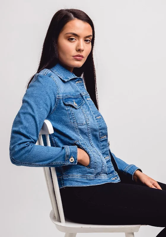 Tiffosi Trudy Denim Jacket, Light Blue