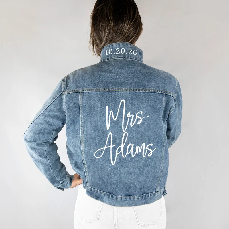 (Blue Denim) Bridal Denim Jackets