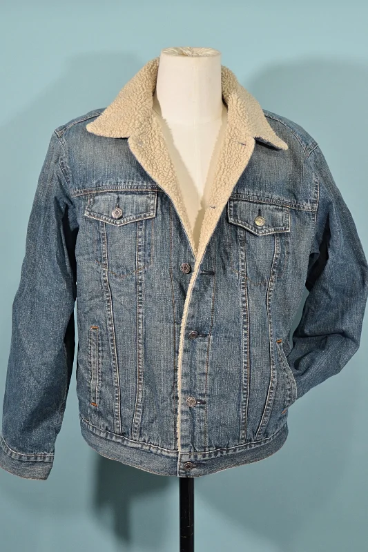 Vintage GAP Denim Sherpa Trucker Jacket