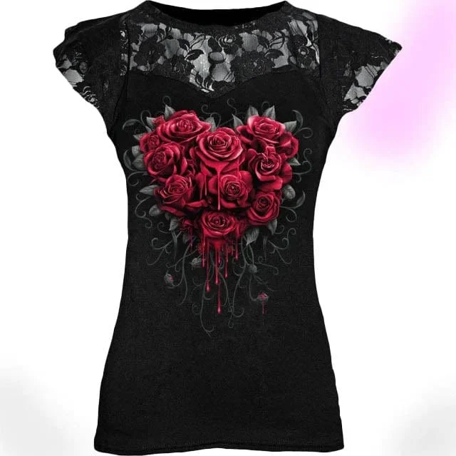 Dream Black Lace Shirt