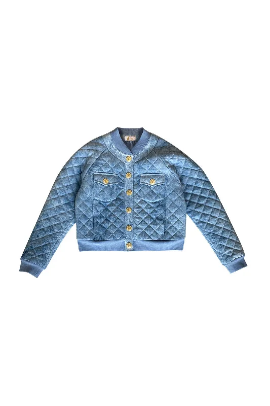 MEGGY DENIM BOMBER JACKET