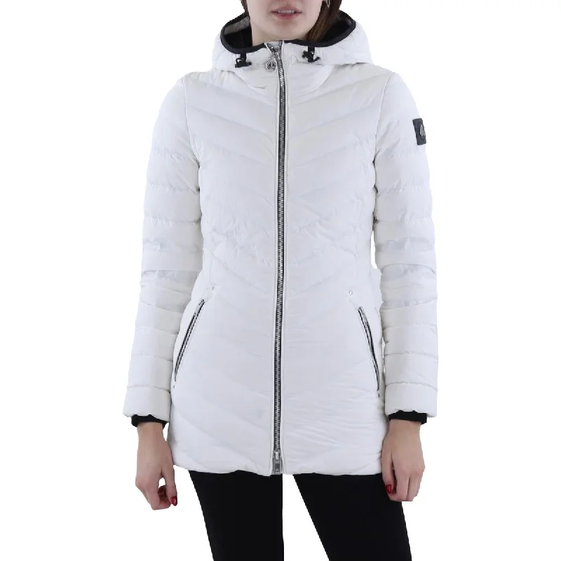 Moose Knuckles Womens Insulated Hooded Down Coat