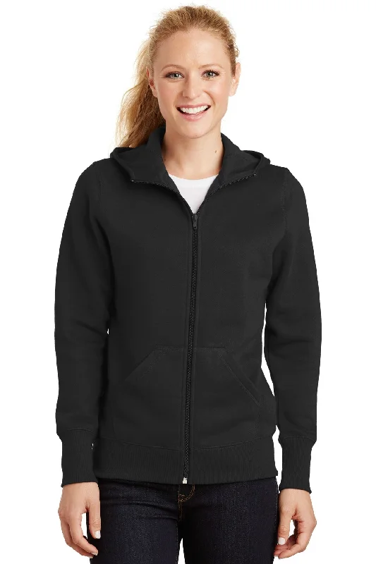 Sport-Tek Women's Full-Zip Hooded Fleece Jacket