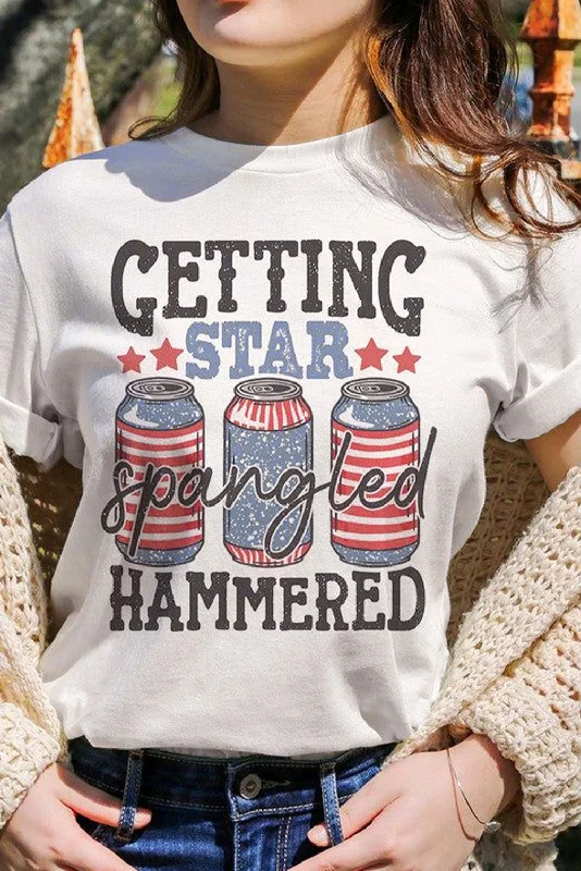 Star, Spangled, and Hammered Graphic T Shirt