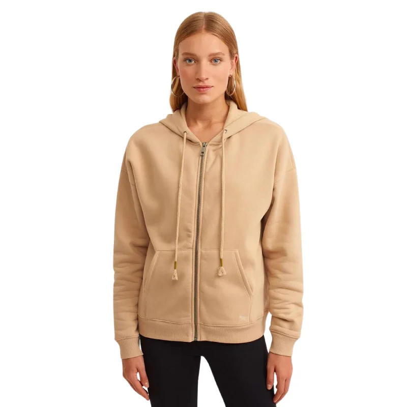 OXXO - Hooded Cotton Jacket with Zip Closure