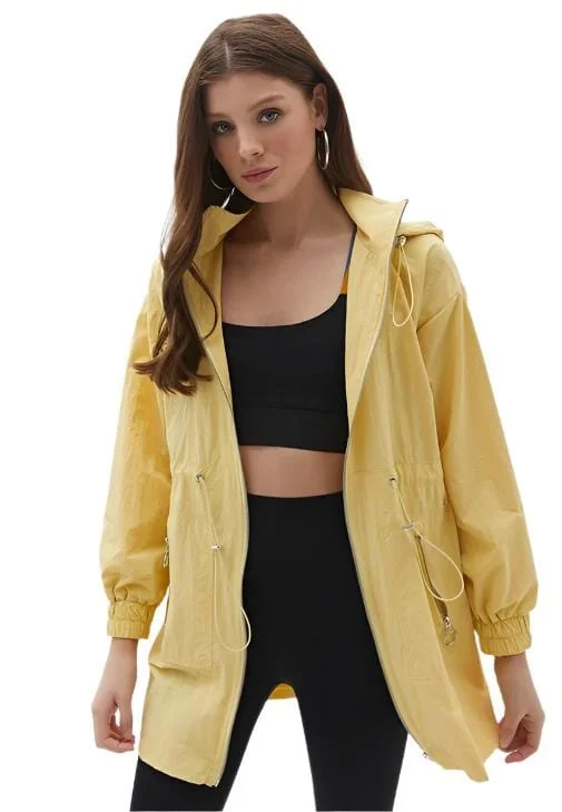 OXXO - Relaxed Fit Zip-Front Hooded Jacket