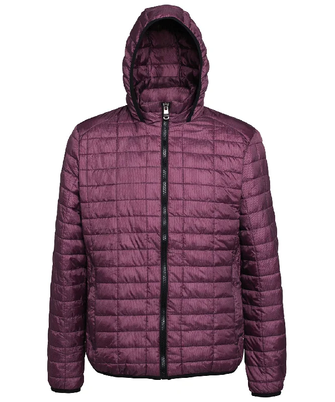 Honeycomb hooded jacket | Mulberry